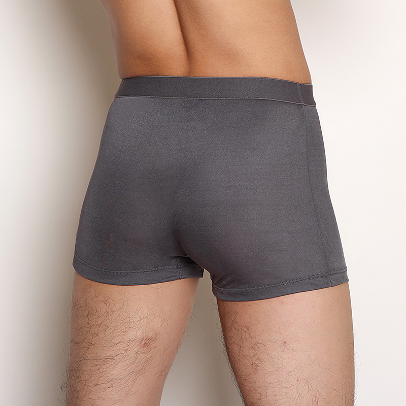 Silk Double Crotch Cloth Men's Boxer Briefs