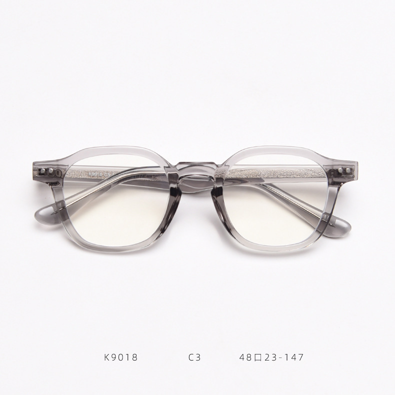 Title 3, K9018 Korean Square Myopia Glasses Frame