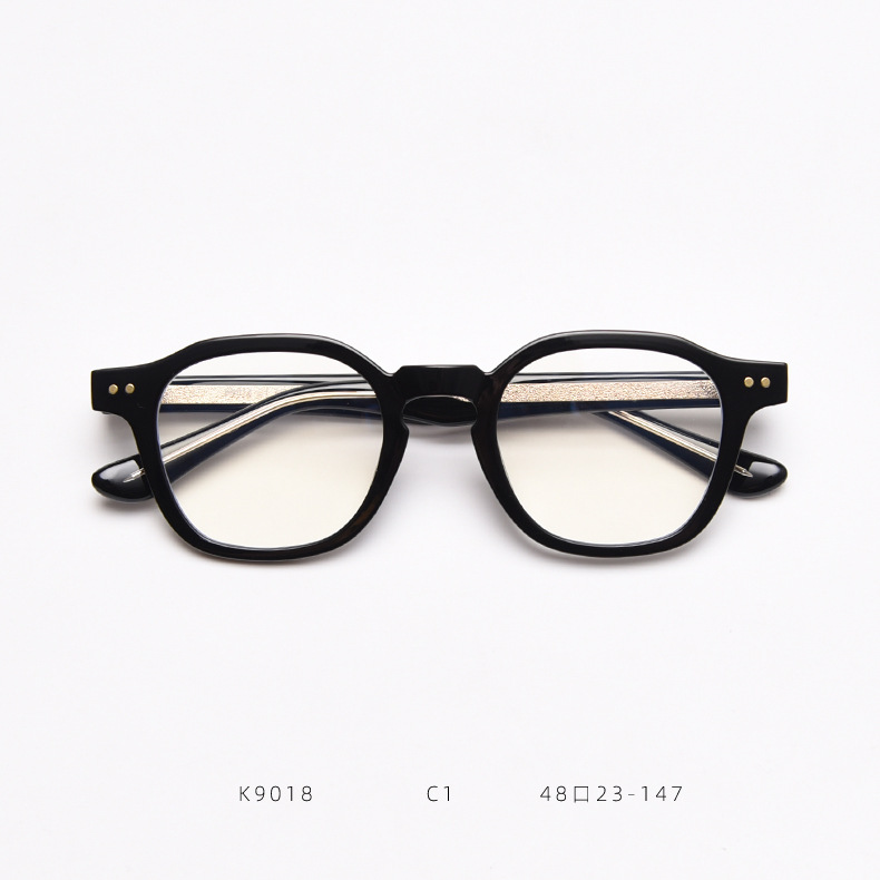 Title 7, K9018 Korean Square Myopia Glasses Frame