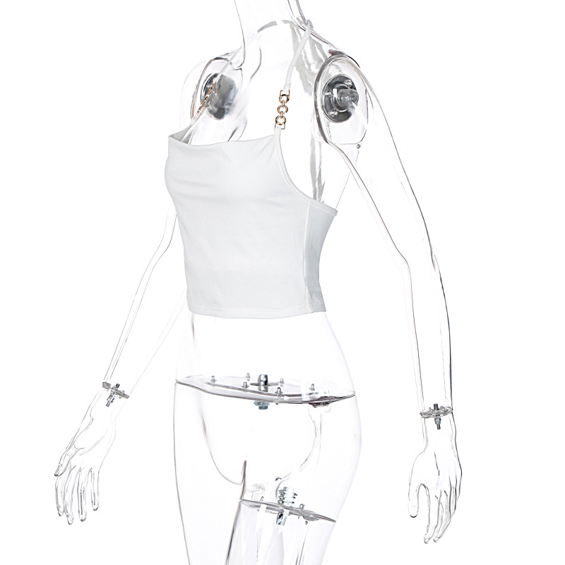 Women's Bust And Umbilical Halterneck Vest Top