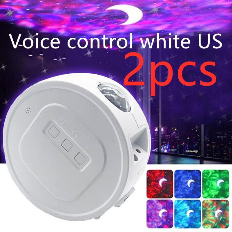 2PCS Voice control white US