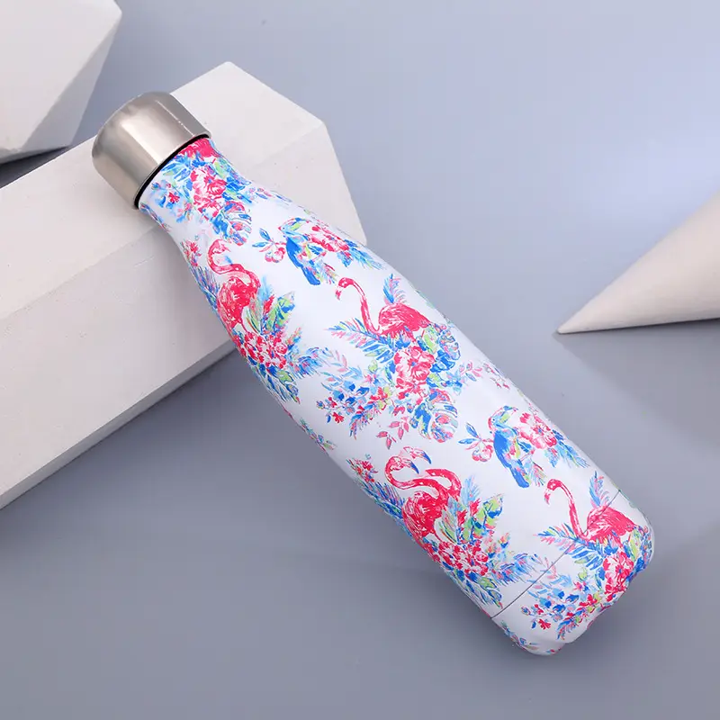 New Style Stainless Steel Marble Vacuum Flask Stainless Steel Sports Bottle