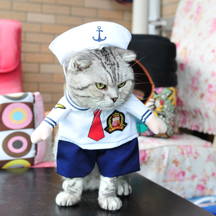 Title 6, Funny Cat Dog Clothes Pet Clothing Cosplay Role...