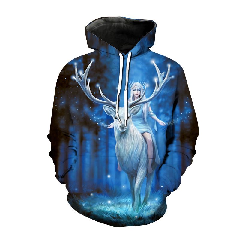 Year of the Ox Series National Tide ins Hooded Sweatshirt Zodiac Sweatshirt