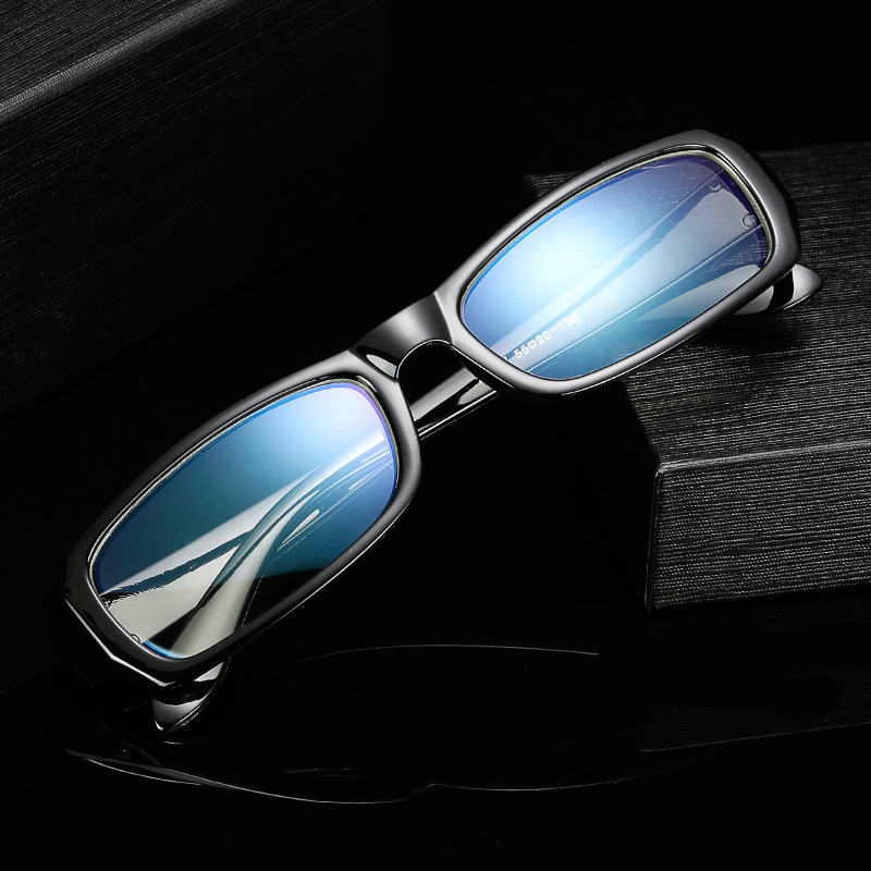 Title 5, Retro Ancient Blue Film Glasses Trend Men And W...