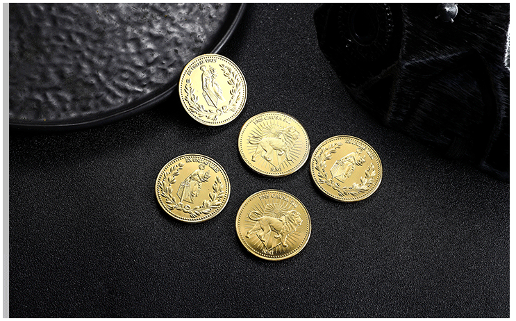 Title 2, Plating Gold Coin Keanu Reeves Collectible Coin...