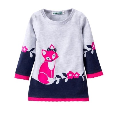 Title 2, Fox Print Long-sleeved Children