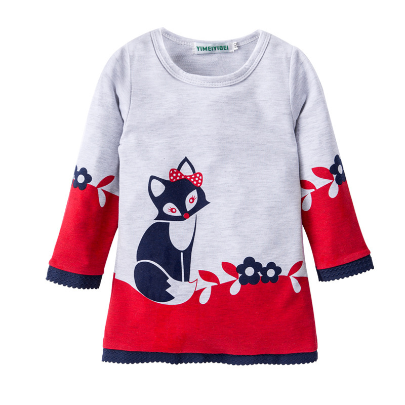 Title 6, Fox Print Long-sleeved Children