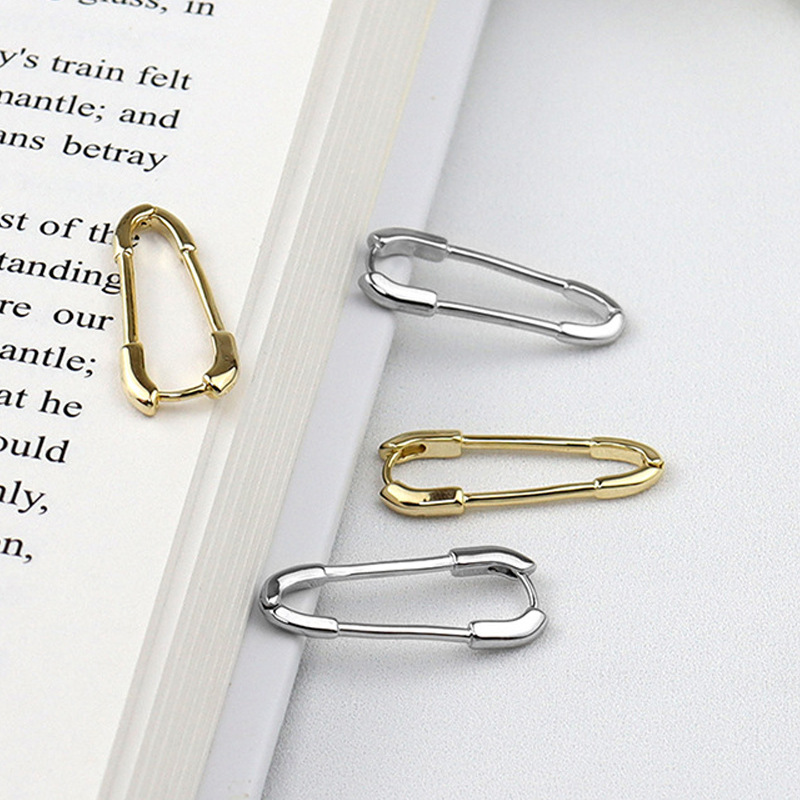 Paper Clip Earring Small Pin Ear Buckle Men's And Women's Earring