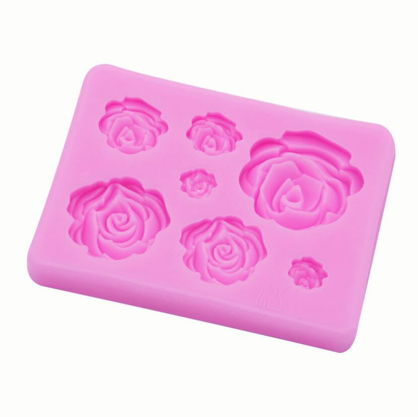 3D Rose Flower Silicone Mold For Large, Medium And Small 7 Companies