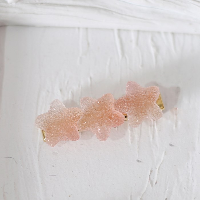 Candy Color Hairpin Love Jelly Color Small Clip