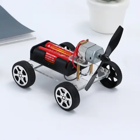 Wind Car Diy Electronic Kit Science Toys Children's Educational