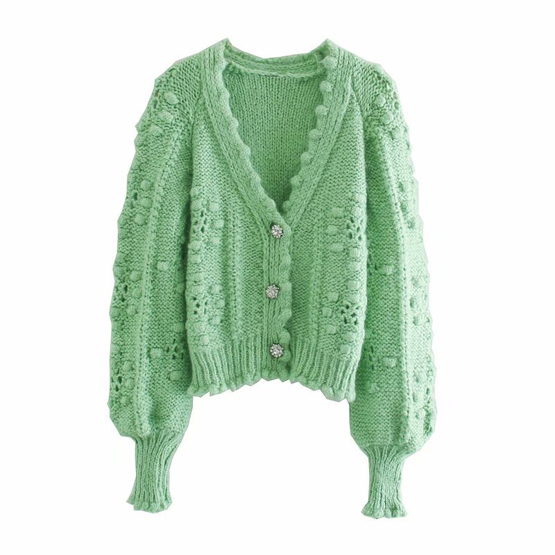 Title 4, Autumn New Womens Textured Knitted Cardigan, a...