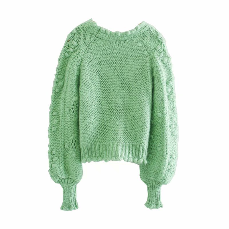 Autumn New Women's Textured Knitted Cardigan