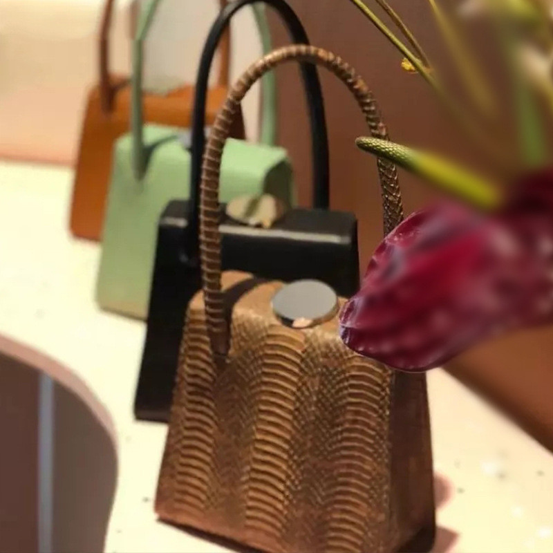 Lizard Pattern Personality Simple Shoulder Bag Handbag