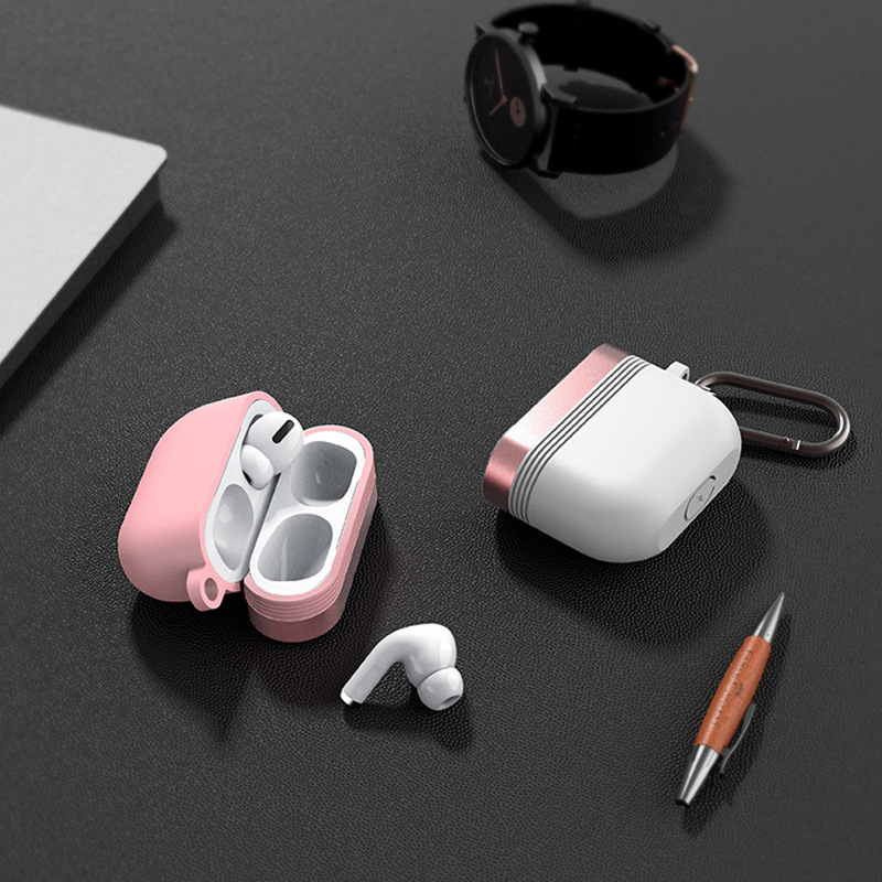 Compatible with Apple, Airpods Pro Earphone Protective Case Metal Earphone Protective Case - Image 6
