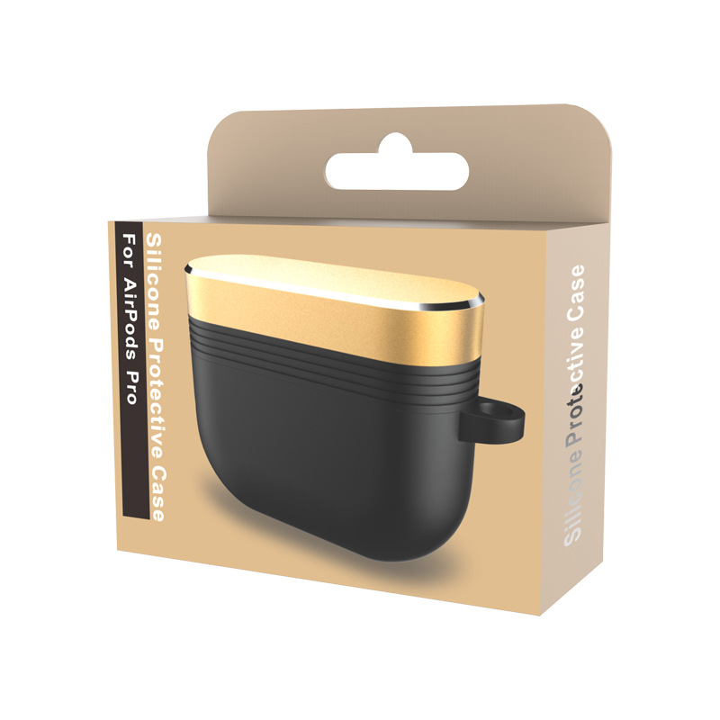 Compatible with Apple, Airpods Pro Earphone Protective Case Metal Earphone Protective Case - Image 2