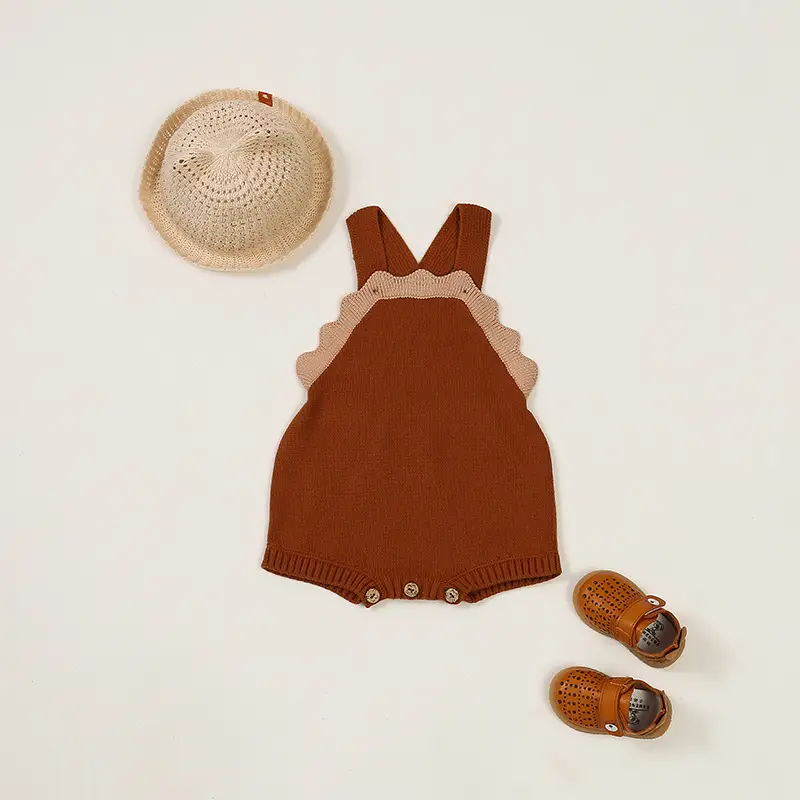 Men's And Women's Baby Knitted Woolen Romper