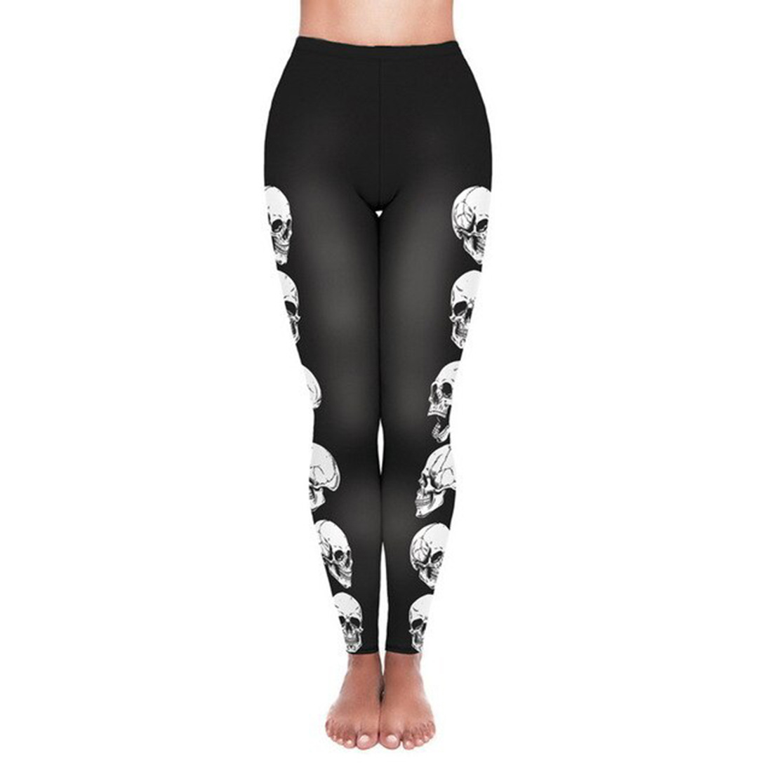 Title 6, Sports Ankle Pants Printed Leggings with Person...