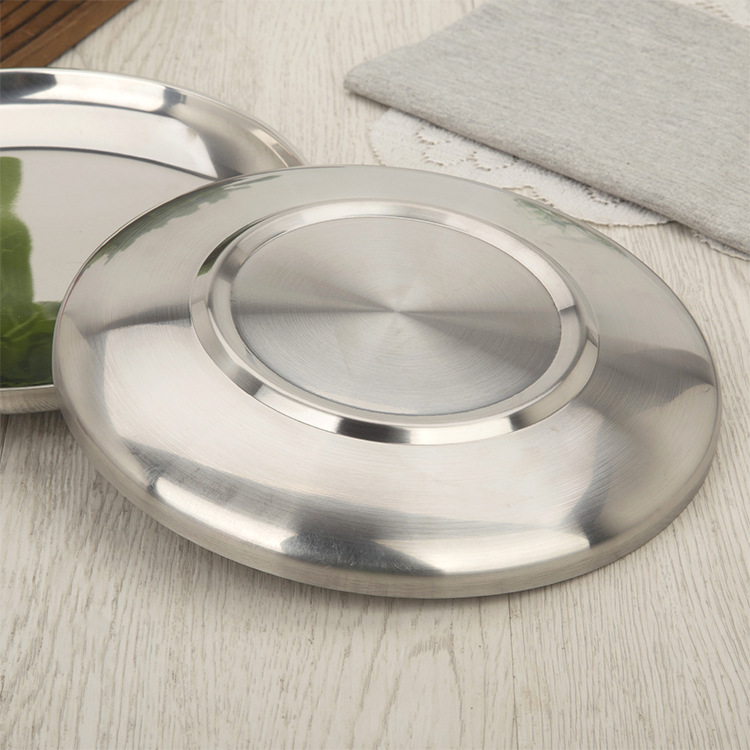 Title 1, Stainless Steel Thickened Round Double Plate