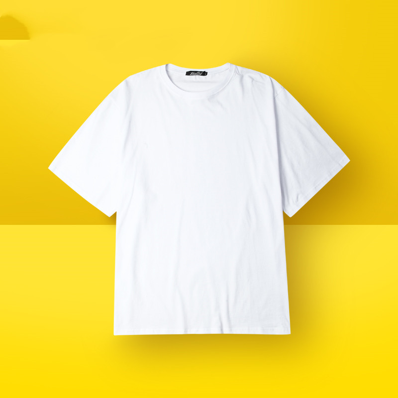 Loose Bat Sleeve Drop Shoulder Solid Color Bottom Sleeve Short Sleeve T-Shirt