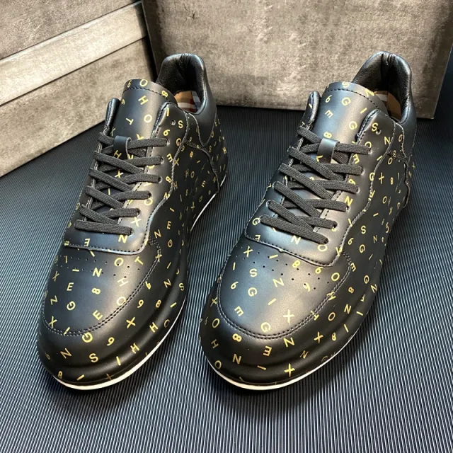 Little White Men's Shoes All Match Thick Soled Increased Sports Casual Sneakers Black - Shop at LoveMi
