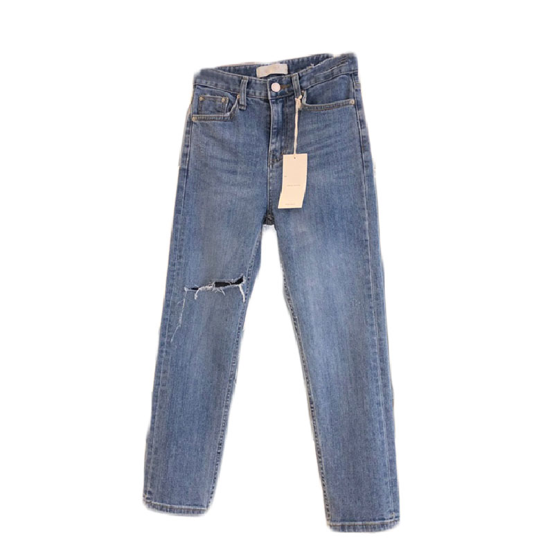 Title 2, Nieuwe ripped high-waist straight-leg slim jean...