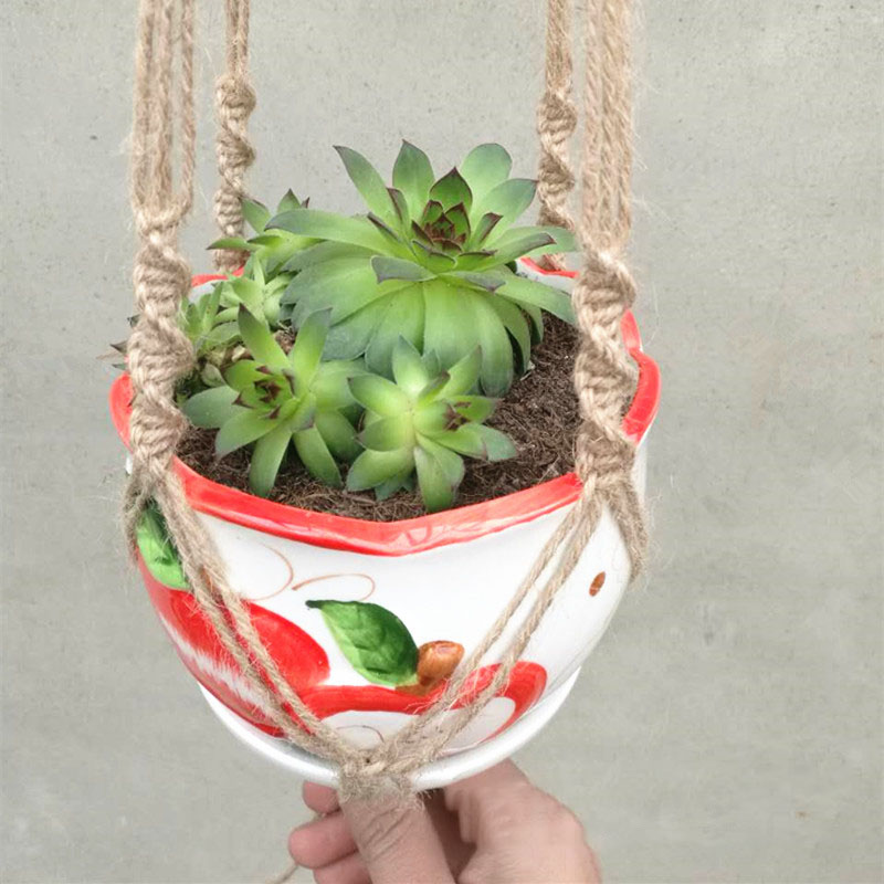 Title 4, Flower Pot Net Bag Plant Greening Hanging