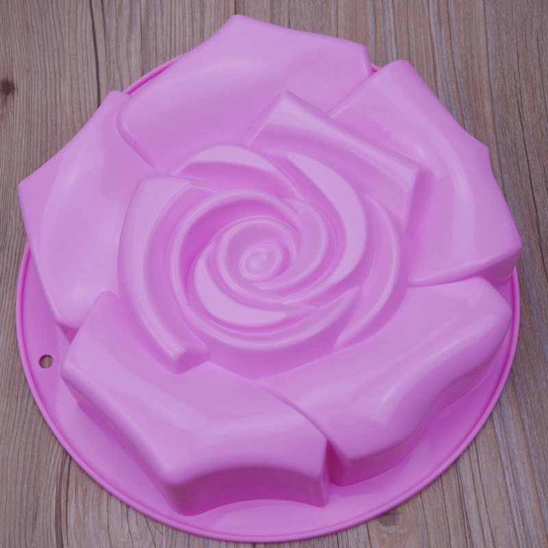 Silicone Single Oversized Rose Cake Mould Single Hole