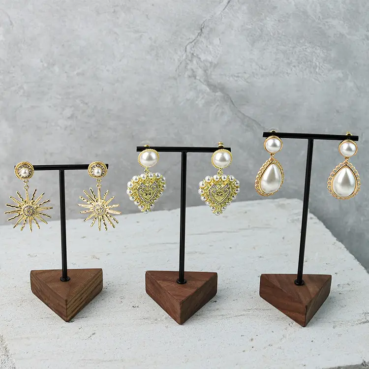 Display Rack Of Walnut Ornaments