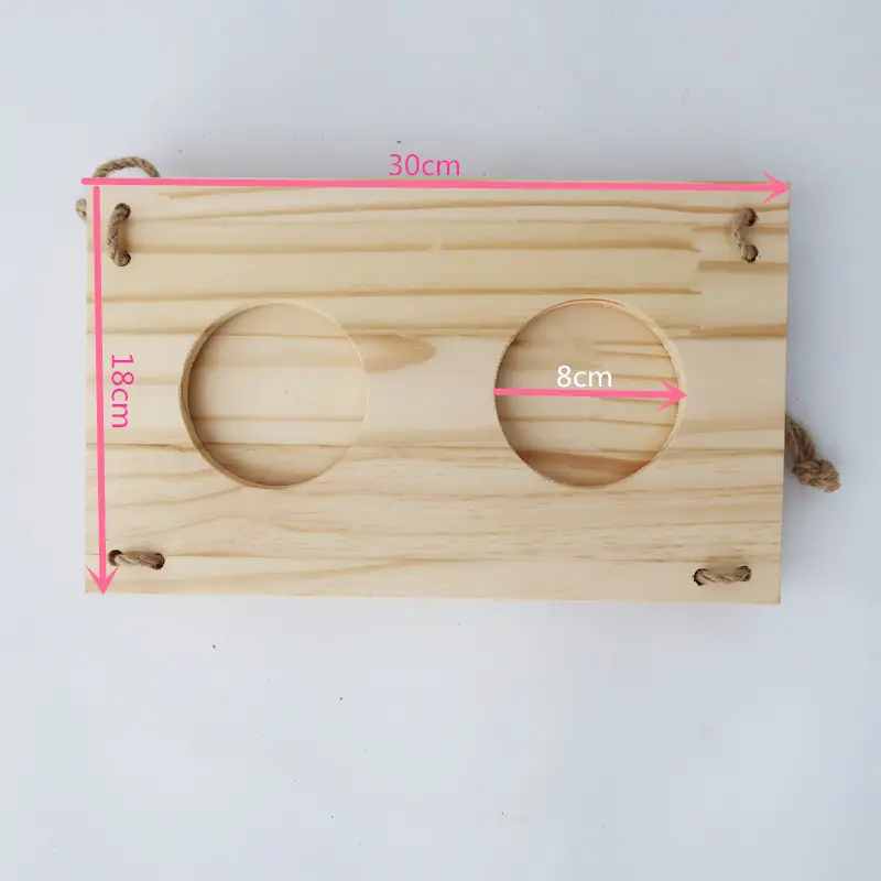 Rabbit Wooden Grass Frame Small Pet Grinded