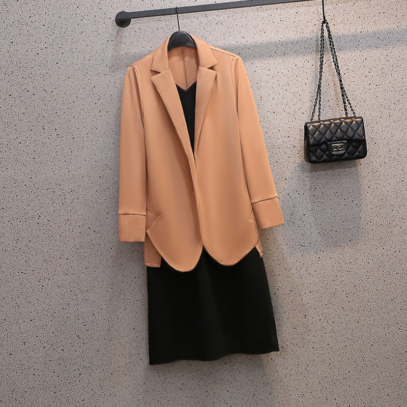 Two-Piece Suit, Sling Dress, Slimming, Age-Reducing Suit