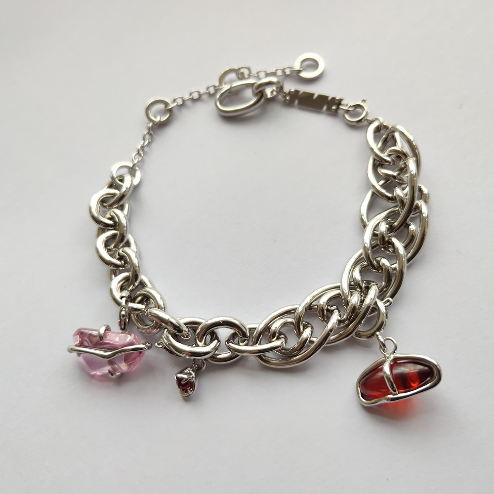 Peach Blossom Elements Can Be Reorganized Bracelet