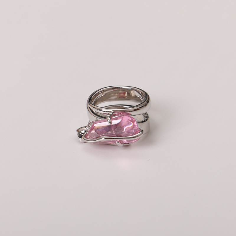 Simple Frosty Wind Toxic Erosion Combination Ring Set