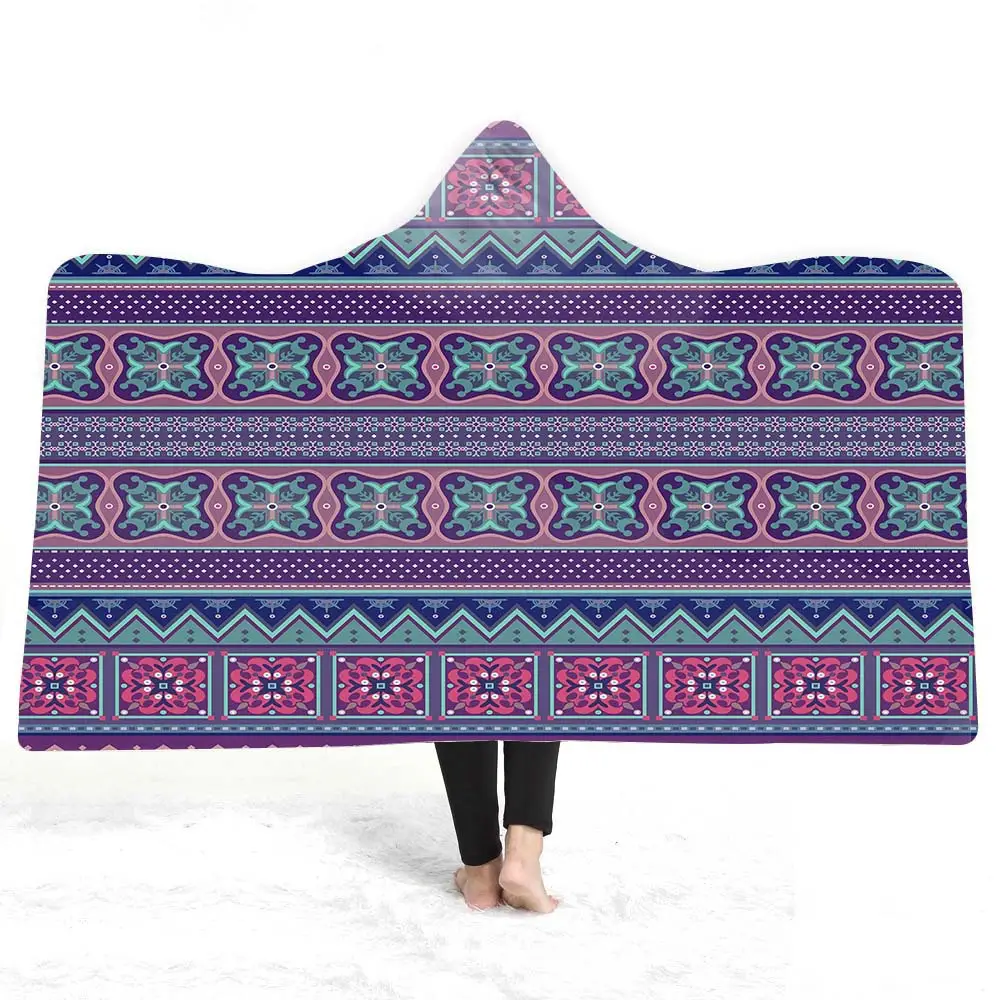 3D Digital Printing Magic Cloak Hooded Cloak Blanket