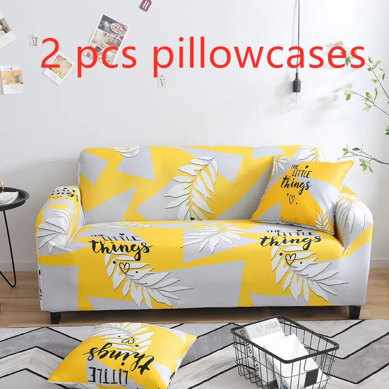 Elastic sofa cover - Yellow