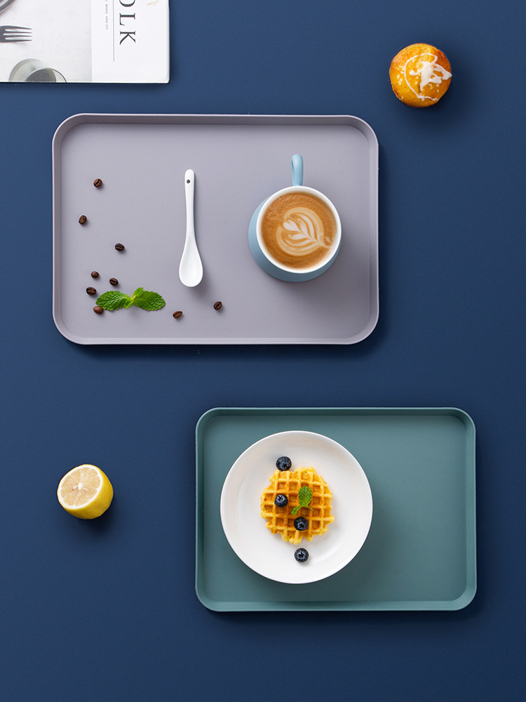 Household Living Room Kitchen Rectangular Tray