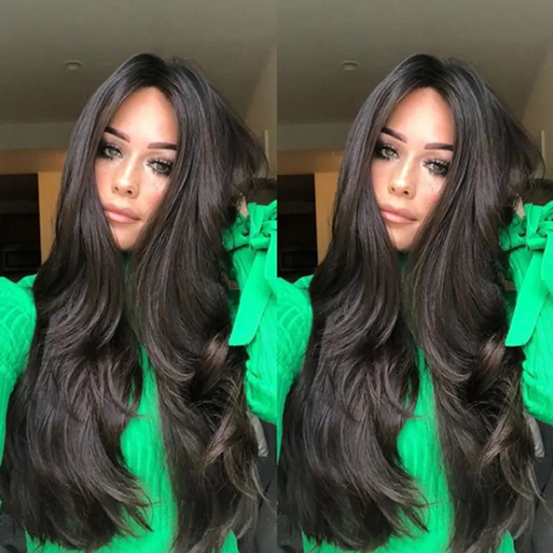 Half-length Long Curly Big Wavy Female Hair