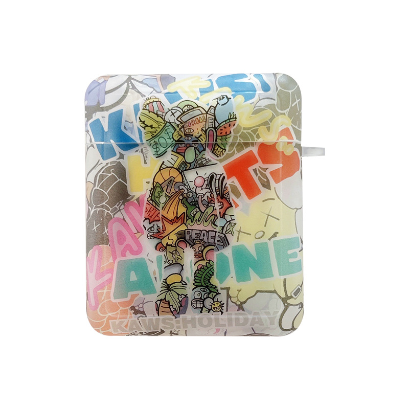 Compatible with Apple, Compatible with Apple , Bluetooth Wireless Earphone Cover 2 3 Generation Square Protective Shell Soft Tide - Image 5