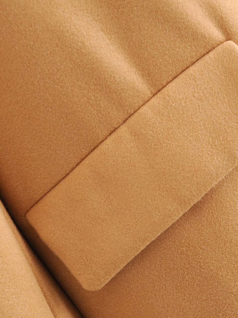 European And American Style Retro Woolen Double-breasted Coat