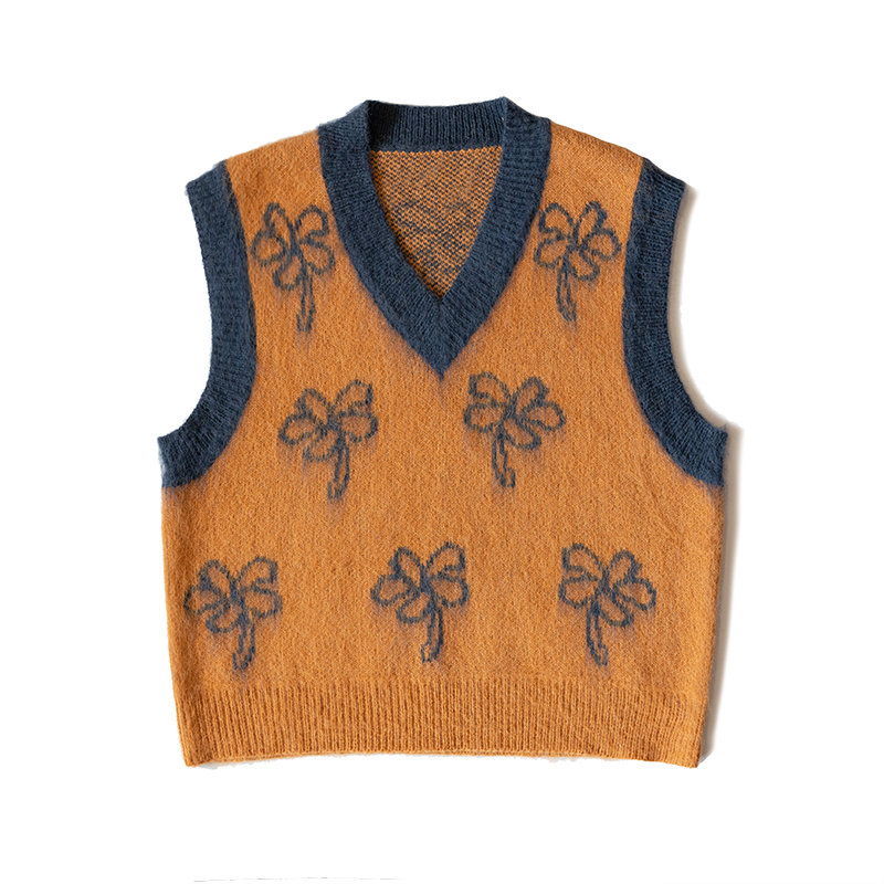 Spring And Autumn Sleeveless Padded Sweater Waistcoat