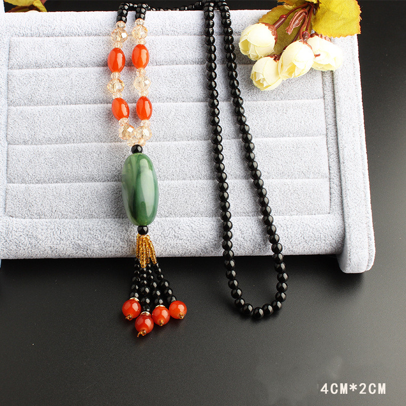 Simple And Versatile Long Necklace Clothes Accessories