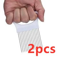 Vegetable Holder Cutting Aid Guide White 2Pcs - Shop at LoveMi