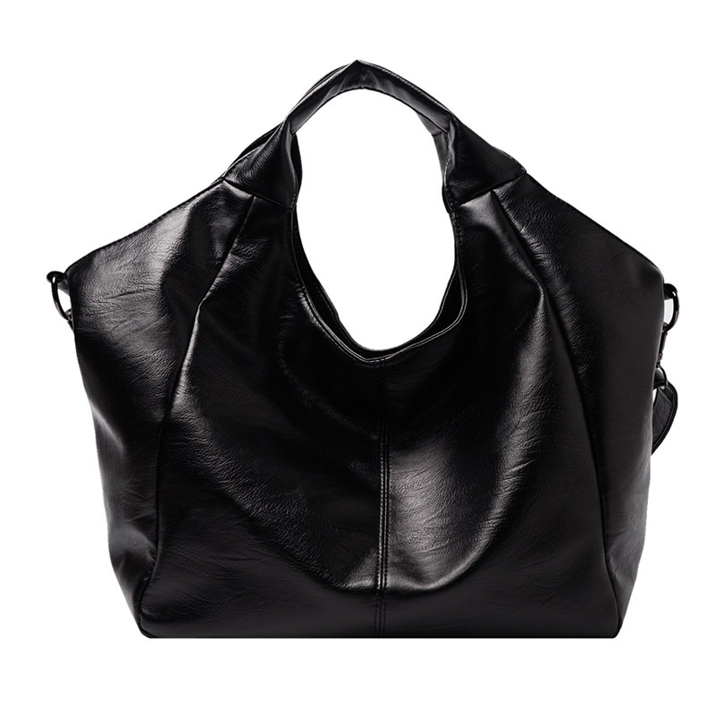 One Shoulder Lady's Big Bag Handbag Fashion All Match Black - Shop at LoveMi