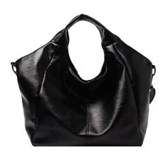 One-Shoulder Lady's Big Bag Handbag Fashion All-Match - Black - View 1