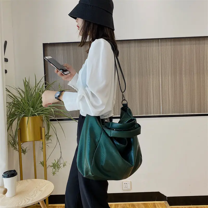 One-Shoulder Lady's Big Bag Handbag Fashion All-Match