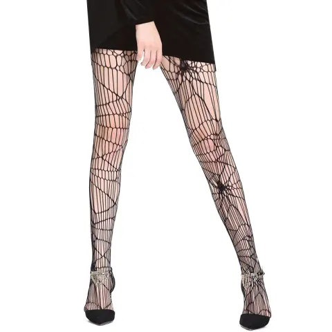 Halloween Socks Spider Pattern Pantyhose Ghost Festival