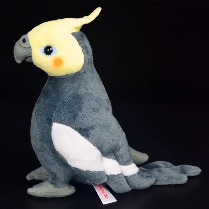 Simulation Little Cockatiel Animal Plush Toy