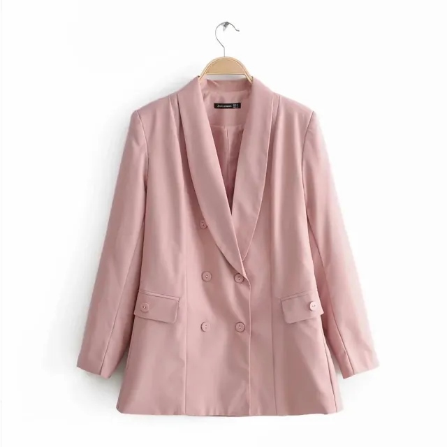 New Suit Jacket High Waist Bag Hip Skirt Pink - Shop at LoveMi