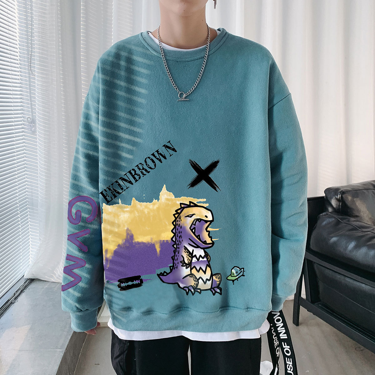 Long-Sleeved t-Shirt Autumn Boy Cartoon Sweater Trend